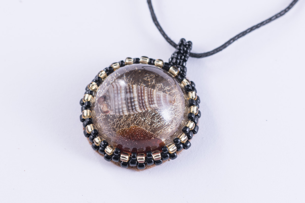 Wisiorek Necklace Classic TOHO Black - Image 8