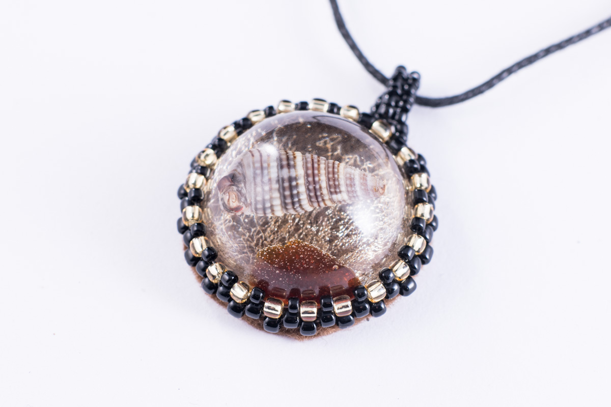 Wisiorek Necklace Classic TOHO Black - Image 11