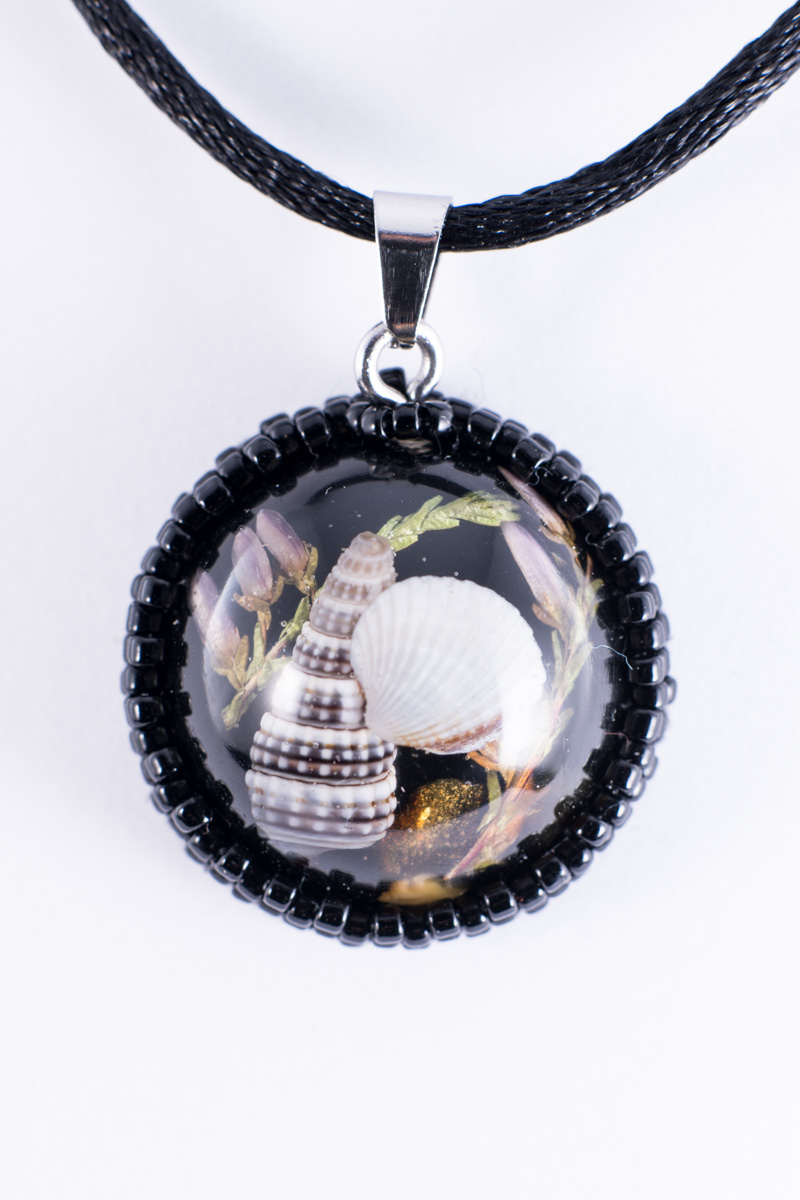Wisiorek Necklace Classic TOHO Black - Image 2