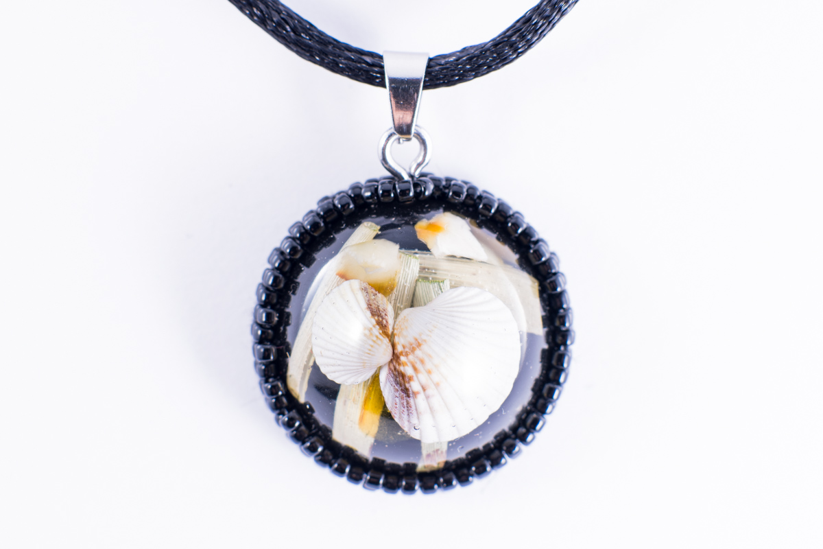 Wisiorek Necklace Classic TOHO Black - Image 6