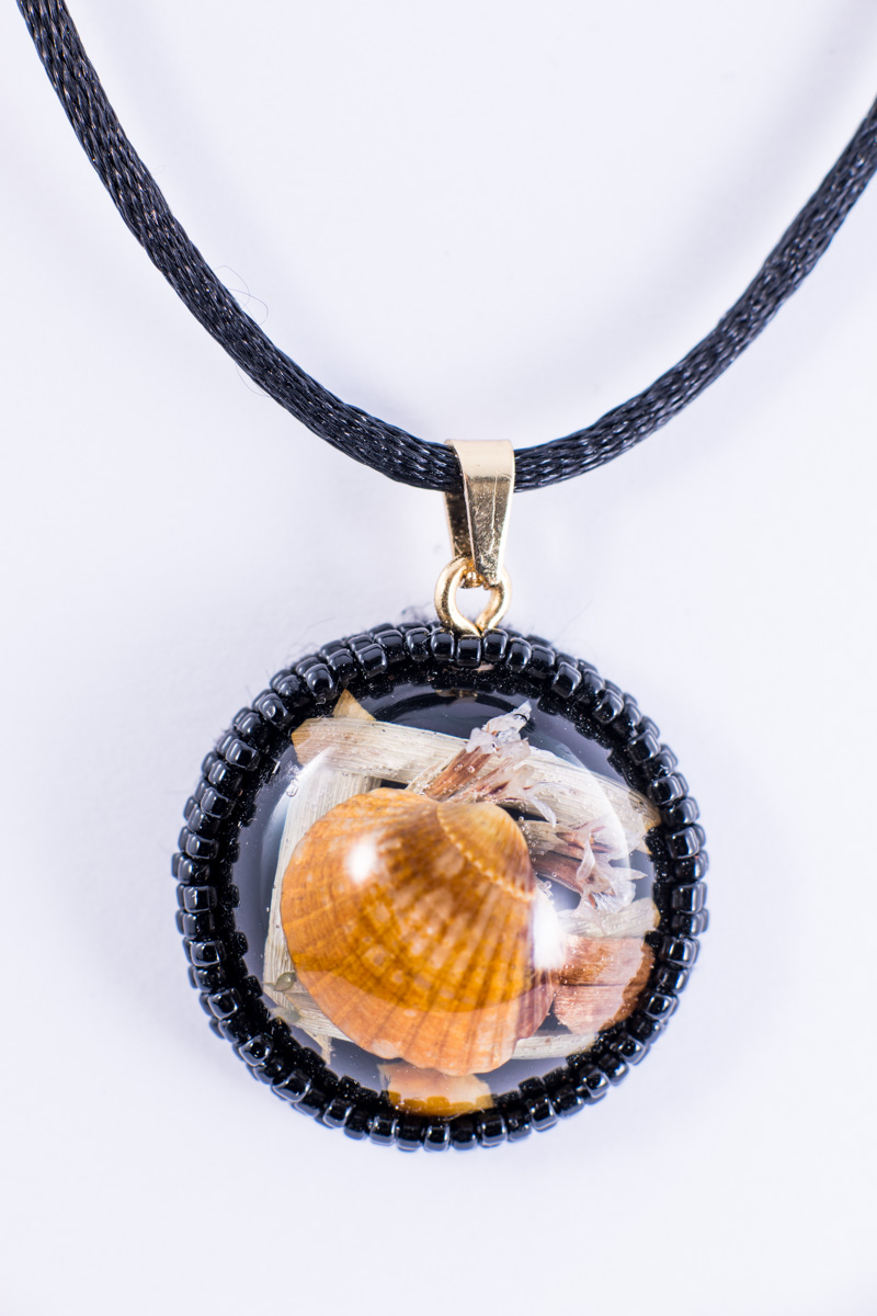 Wisiorek Necklace Classic TOHO Black - Image 3