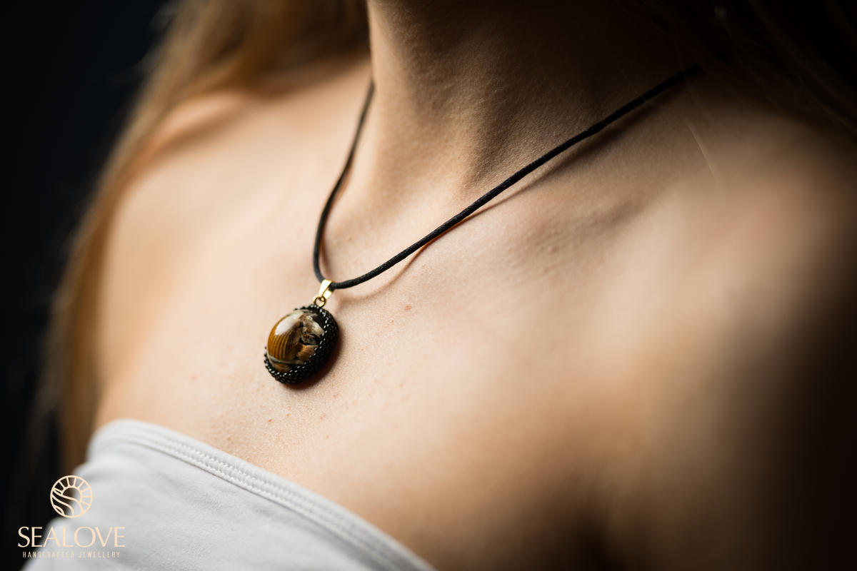 Wisiorek Necklace Classic TOHO Black - Image 13